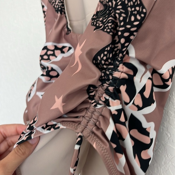 Las Sureñas Leopard Floral Print One Piece Swimsuit - Picture 8 of 8